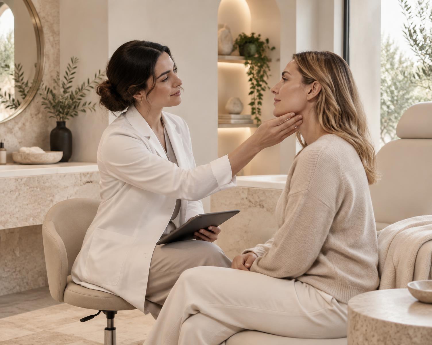 A personalized skin consultation in the MECCA clinic